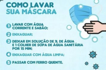 APRENDA A LAVAR SUA MÁSCARA ! 