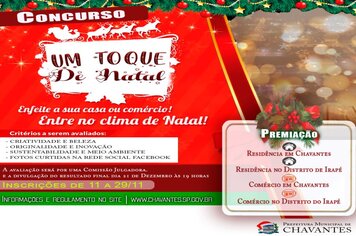 Premiação Um toque de Natal