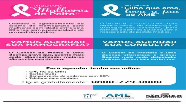 Programas da Saúde
