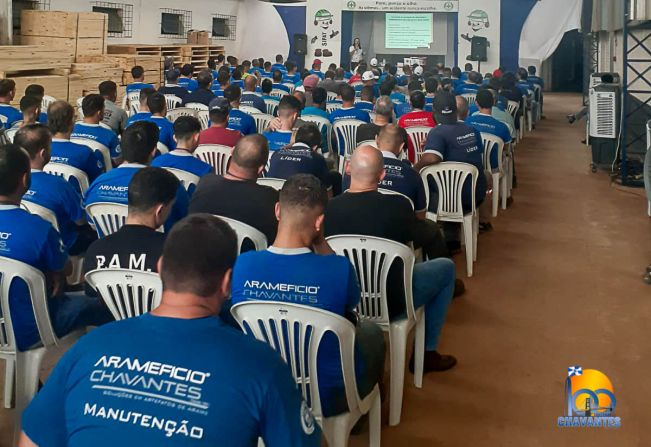 A Secretaria Municipal da Saúde de Chavantes esteve presente na SIPAT 2023 da empresa ARAMEFICIO CHAVANTES. 