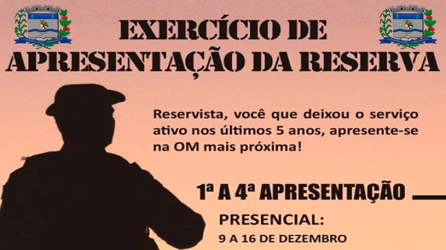 Exercício de Apresentação da Reserva (EXAR)