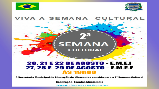 2ª Semana Cultural