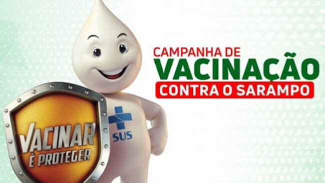 Campanha de vacinação contra o SARAMPO