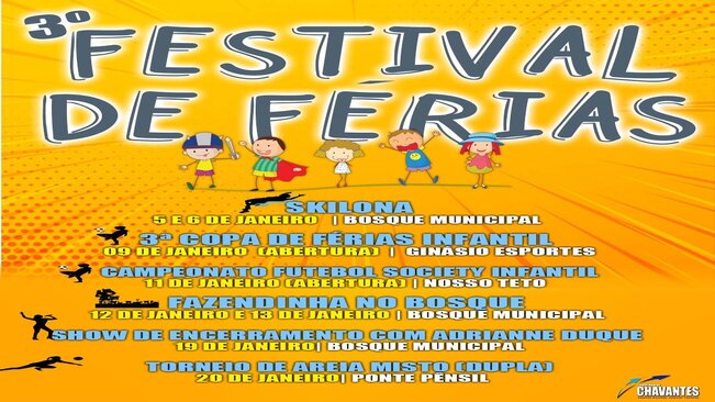 3° Festival de Férias